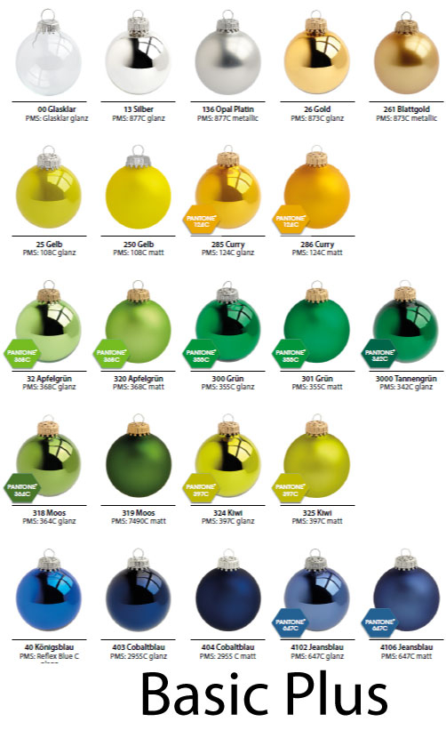 Boule de Noël publicitaire - 7 cm Basic plus